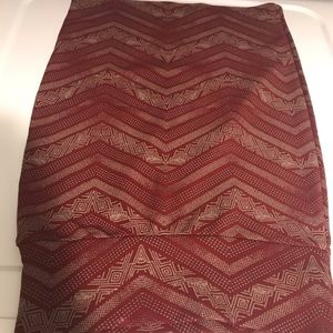 Lularoe Cassie pencil style skirt